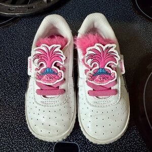 Puma White and Pink Sneakers